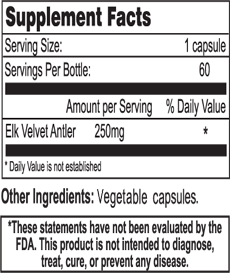 Elk-Velvet-Antler-250mg-Supplement-Facts-by-Vitamin-Prime